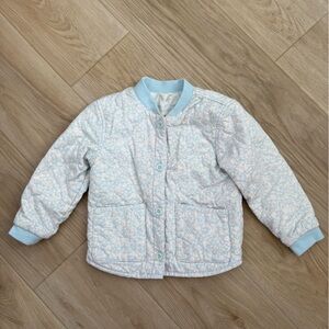 Cat & Jack Light Blue Floral Jacket - Never Worn
